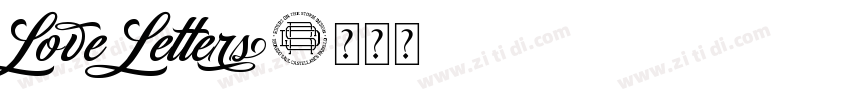 Love Letters字体转换